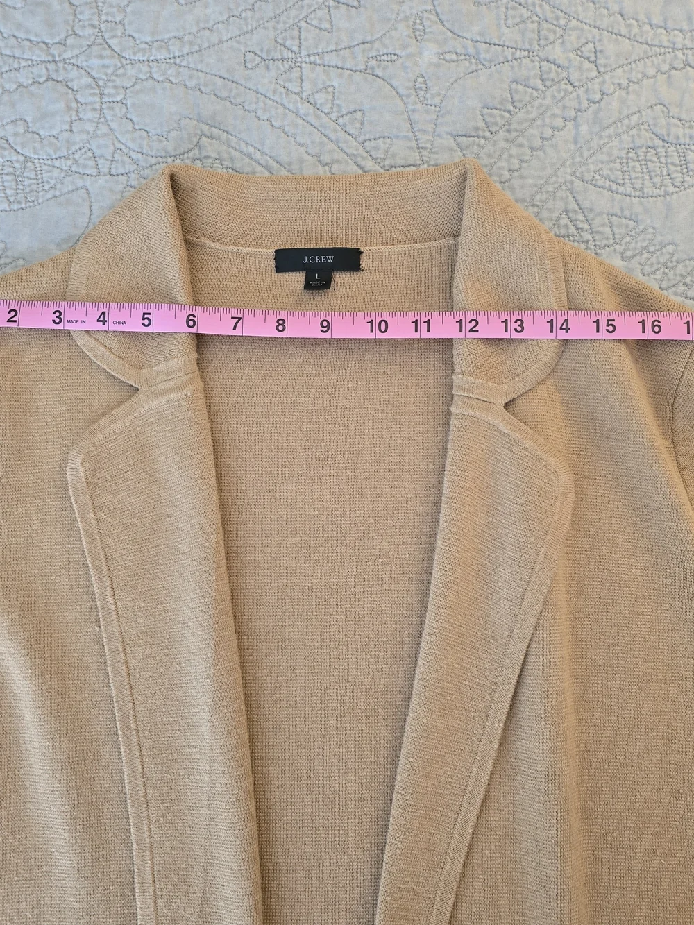 J. Crew Eloise Wool Blend Sweater Blazer